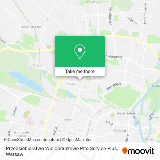 Карта Przedsiebiorstwo Wielobranzowe Pito Service Plus