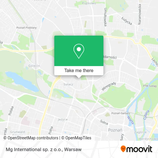 Карта Mg International sp. z o.o.