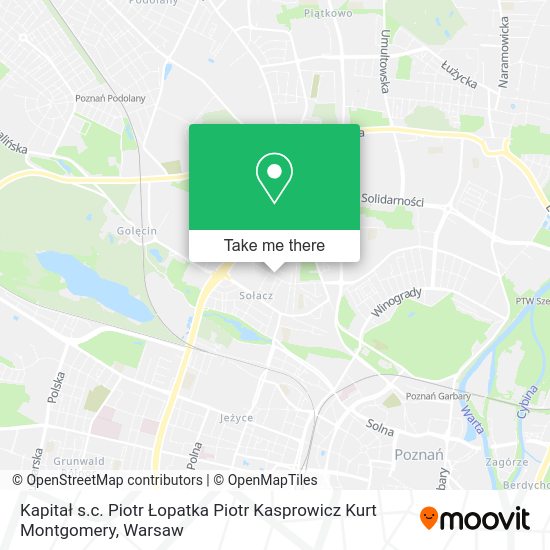 Kapitał s.c. Piotr Łopatka Piotr Kasprowicz Kurt Montgomery map