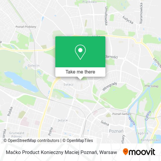 Maćko Product Konieczny Maciej Poznań map