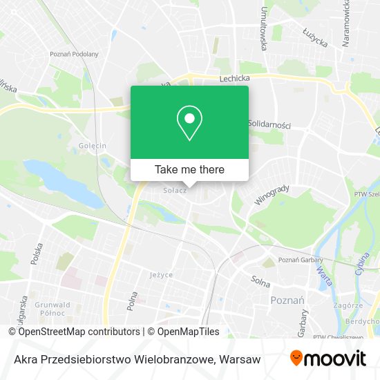 Akra Przedsiebiorstwo Wielobranzowe map