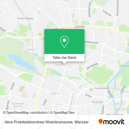 Карта Akra Przedsiebiorstwo Wielobranzowe