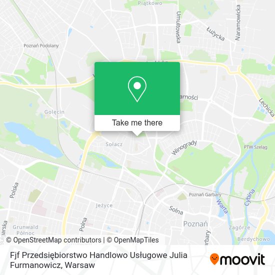 Fjf Przedsiębiorstwo Handlowo Usługowe Julia Furmanowicz map