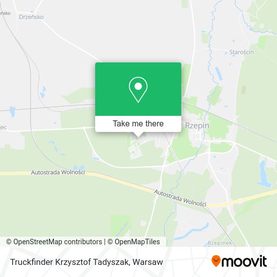 Truckfinder Krzysztof Tadyszak map