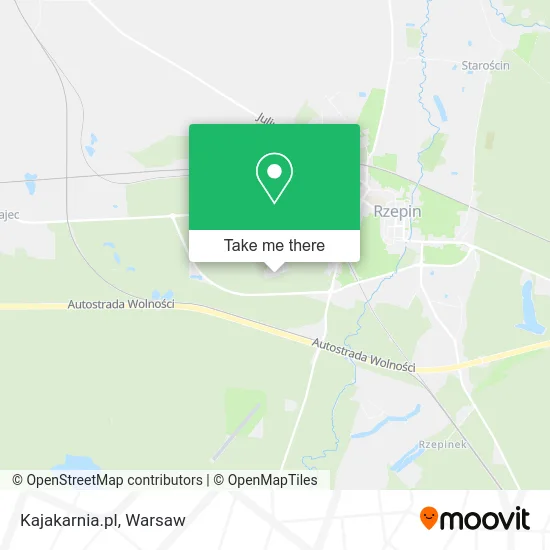 Карта Kajakarnia.pl