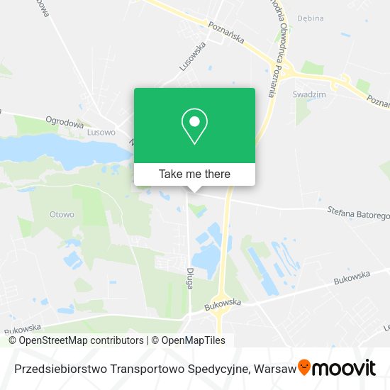 Przedsiebiorstwo Transportowo Spedycyjne map