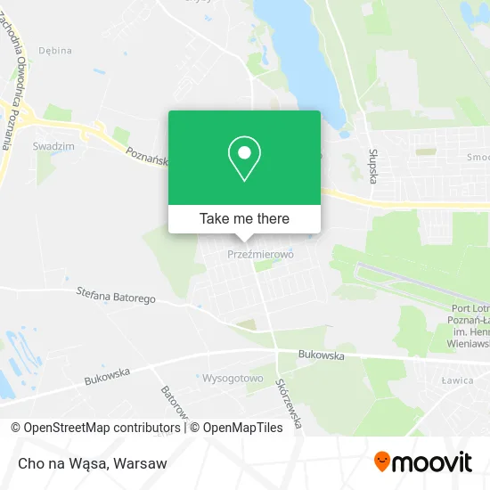 Cho na Wąsa map