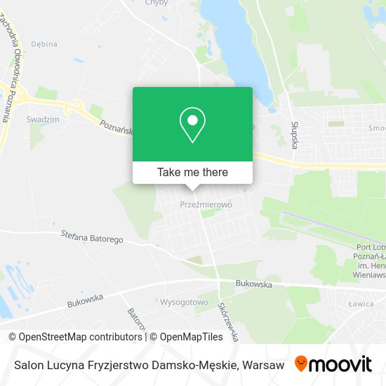 Карта Salon Lucyna Fryzjerstwo Damsko-Męskie