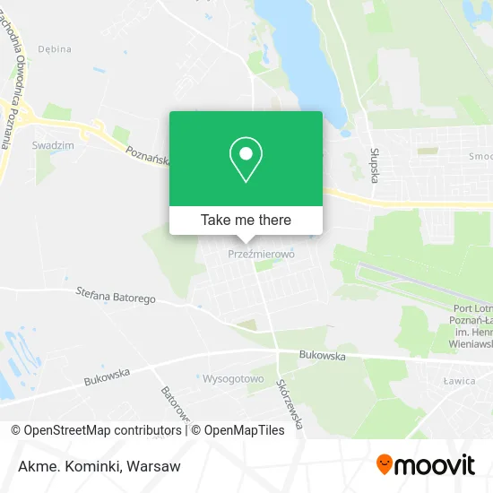 Карта Akme. Kominki