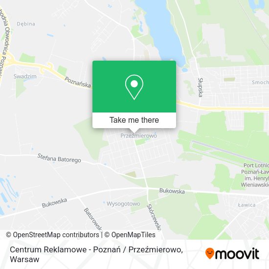 Centrum Reklamowe - Poznań / Przeźmierowo map