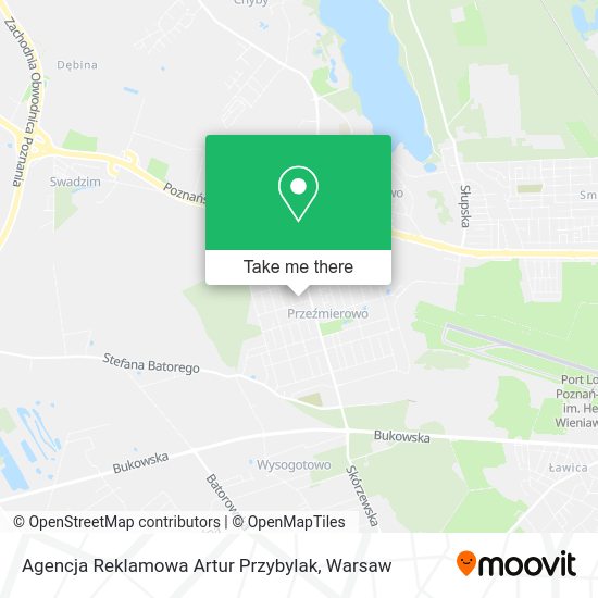 Agencja Reklamowa Artur Przybylak map