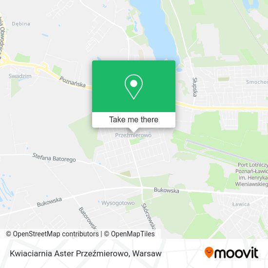 Kwiaciarnia Aster Przeźmierowo map