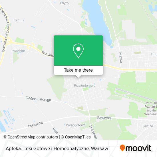 Карта Apteka. Leki Gotowe i Homeopatyczne