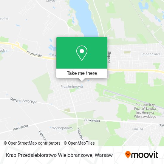 Krab Przedsiebiorstwo Wielobranzowe map