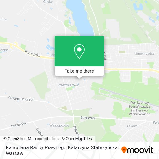 Kancelaria Radcy Prawnego Katarzyna Stabrzyńska map