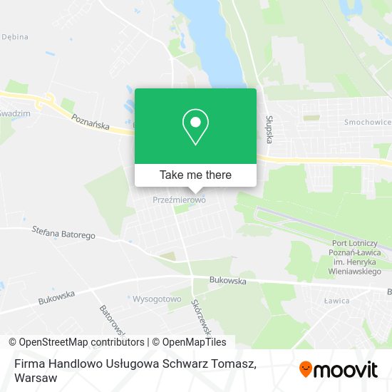 Firma Handlowo Usługowa Schwarz Tomasz map