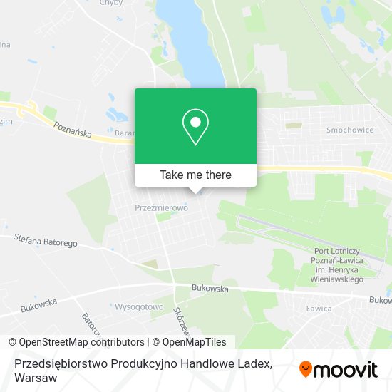 Przedsiębiorstwo Produkcyjno Handlowe Ladex map