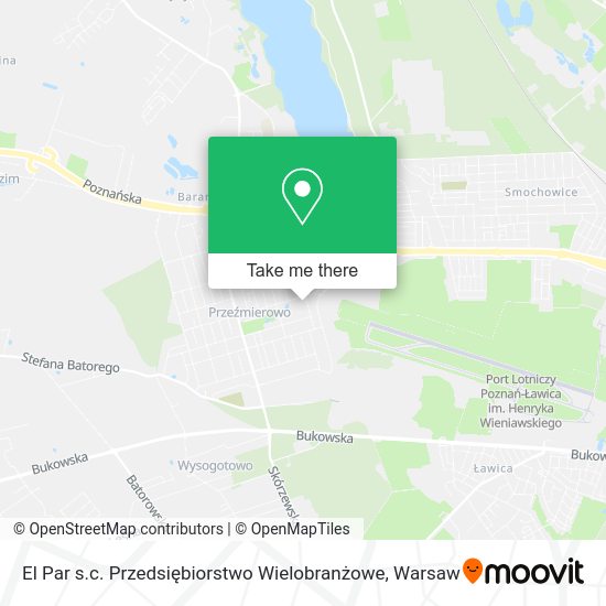 El Par s.c. Przedsiębiorstwo Wielobranżowe map