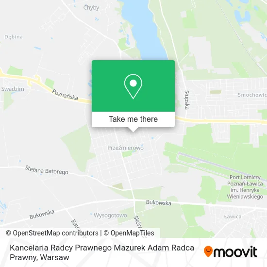 Карта Kancelaria Radcy Prawnego Mazurek Adam Radca Prawny