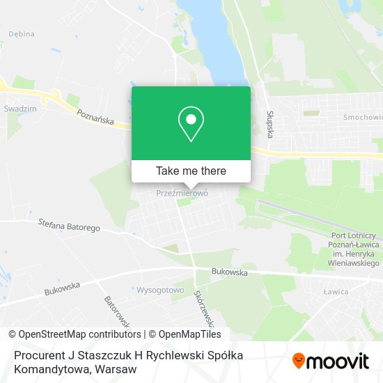 Procurent J Staszczuk H Rychlewski Spółka Komandytowa map