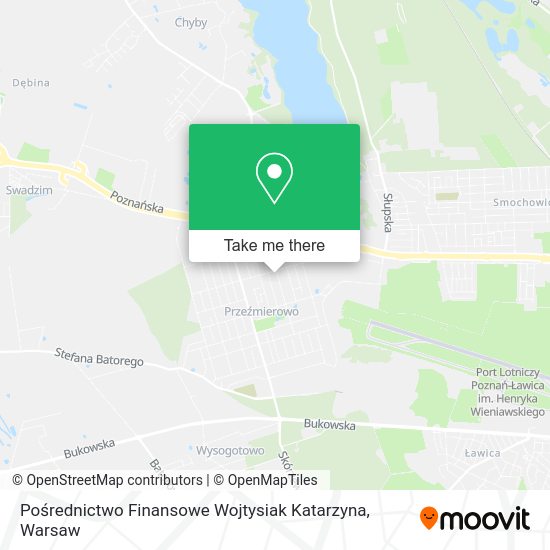 Pośrednictwo Finansowe Wojtysiak Katarzyna map