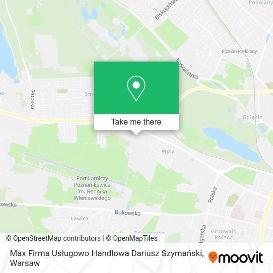 Max Firma Usługowo Handlowa Dariusz Szymański map