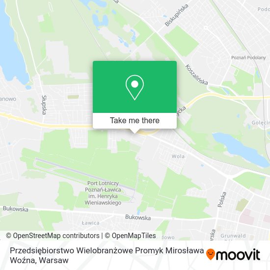 Przedsiębiorstwo Wielobranżowe Promyk Mirosława Woźna map