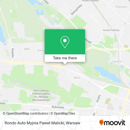 Rondo Auto Myjnia Paweł Malicki map