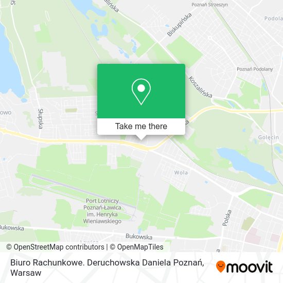 Biuro Rachunkowe. Deruchowska Daniela Poznań map