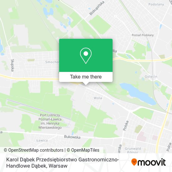 Karol Dąbek Przedsiębiorstwo Gastronomiczno-Handlowe Dąbek map