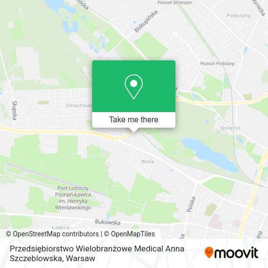 Przedsiębiorstwo Wielobranżowe Medical Anna Szczeblowska map