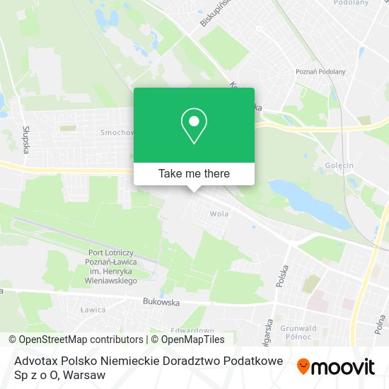 Advotax Polsko Niemieckie Doradztwo Podatkowe Sp z o O map