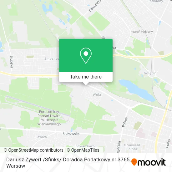 Карта Dariusz Zywert /Sfinks/ Doradca Podatkowy nr 3765