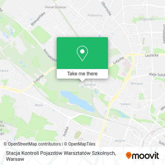 Stacja Kontroli Pojazdów Warsztatów Szkolnych map