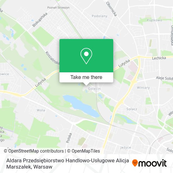 Aldara Przedsiębiorstwo Handlowo-Usługowe Alicja Marszałek map