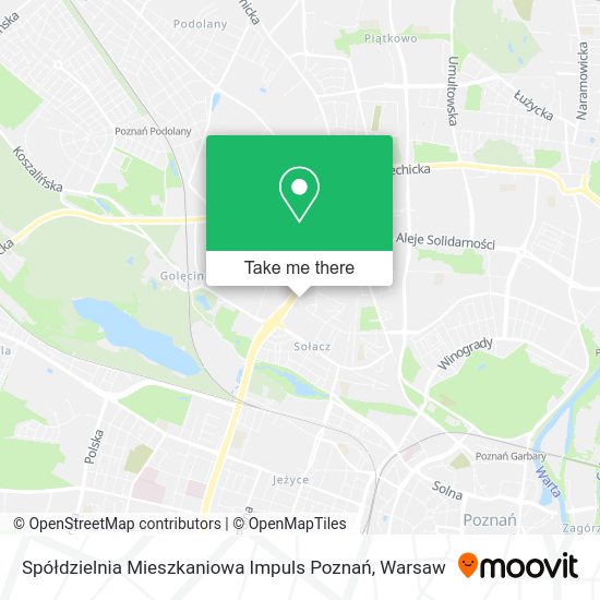 Spółdzielnia Mieszkaniowa Impuls Poznań map