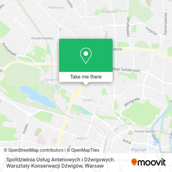 Spółdzielnia Usług Antenowych i Dźwigowych. Warsztaty Konserwacji Dźwigów map