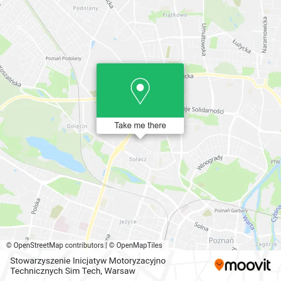 Карта Stowarzyszenie Inicjatyw Motoryzacyjno Technicznych Sim Tech