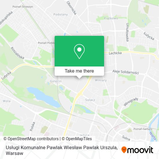 Usługi Komunalne Pawlak Wiesław Pawlak Urszula map