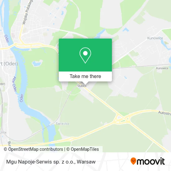 Карта Mgu Napoje-Serwis sp. z o.o.