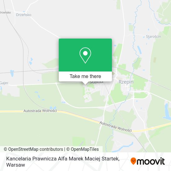 Kancelaria Prawnicza Alfa Marek Maciej Startek map