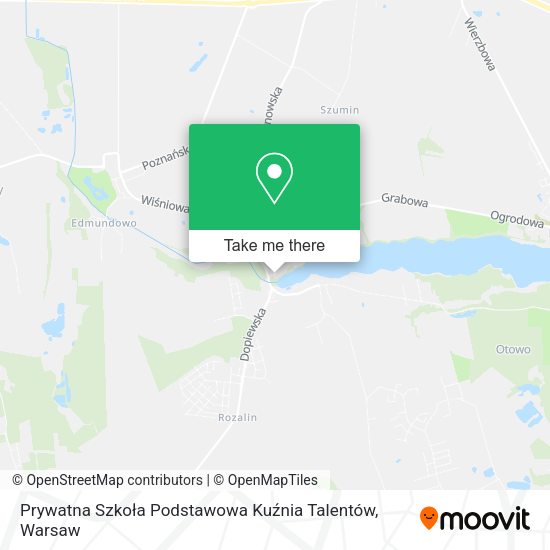 Prywatna Szkoła Podstawowa Kuźnia Talentów map