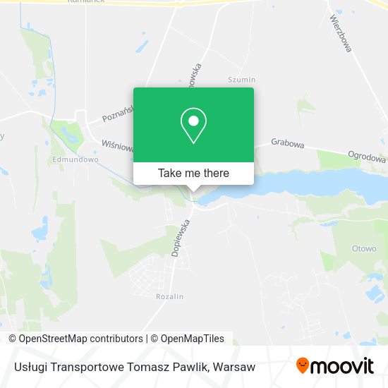 Usługi Transportowe Tomasz Pawlik map