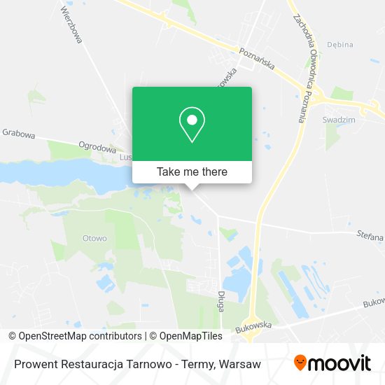 Prowent Restauracja Tarnowo - Termy map