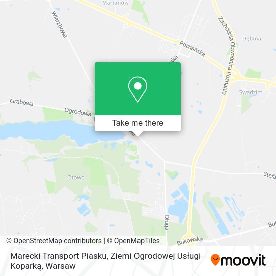 Marecki Transport Piasku, Ziemi Ogrodowej Usługi Koparką map