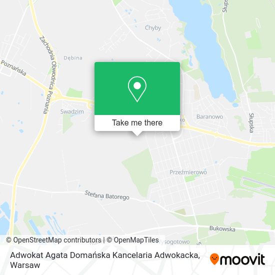 Adwokat Agata Domańska Kancelaria Adwokacka map