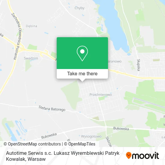 Карта Autotime Serwis s.c. Lukasz Wyremblewski Patryk Kowalak