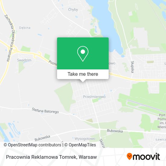 Pracownia Reklamowa Tomrek map