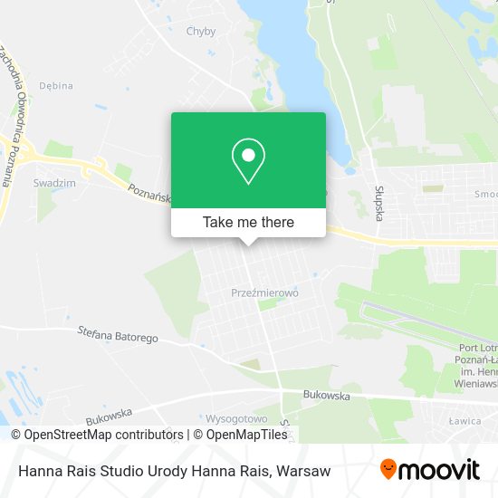 Hanna Rais Studio Urody Hanna Rais map