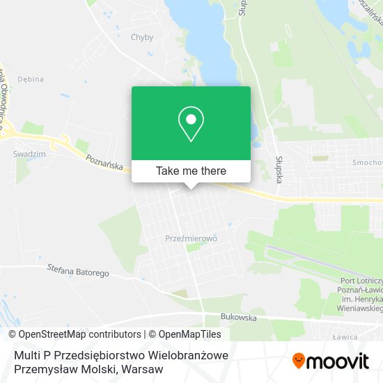 Multi P Przedsiębiorstwo Wielobranżowe Przemysław Molski map